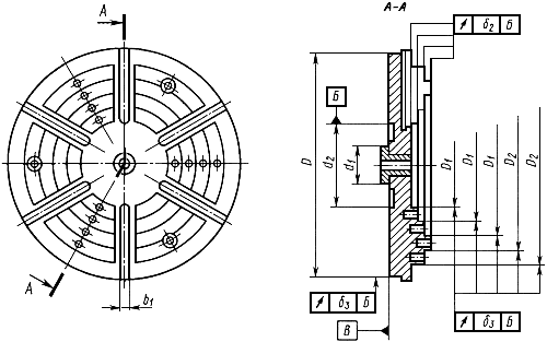 Планшайба для токарного станка чертеж